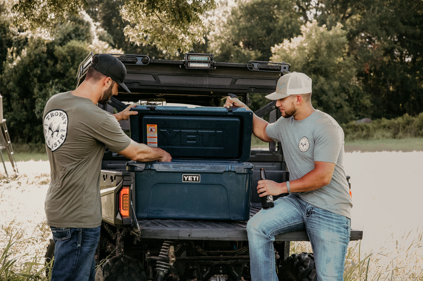 Military Green Circle Logo Shirt