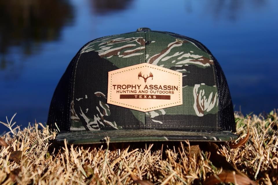 Camo Leather Patch Flatbill Cap