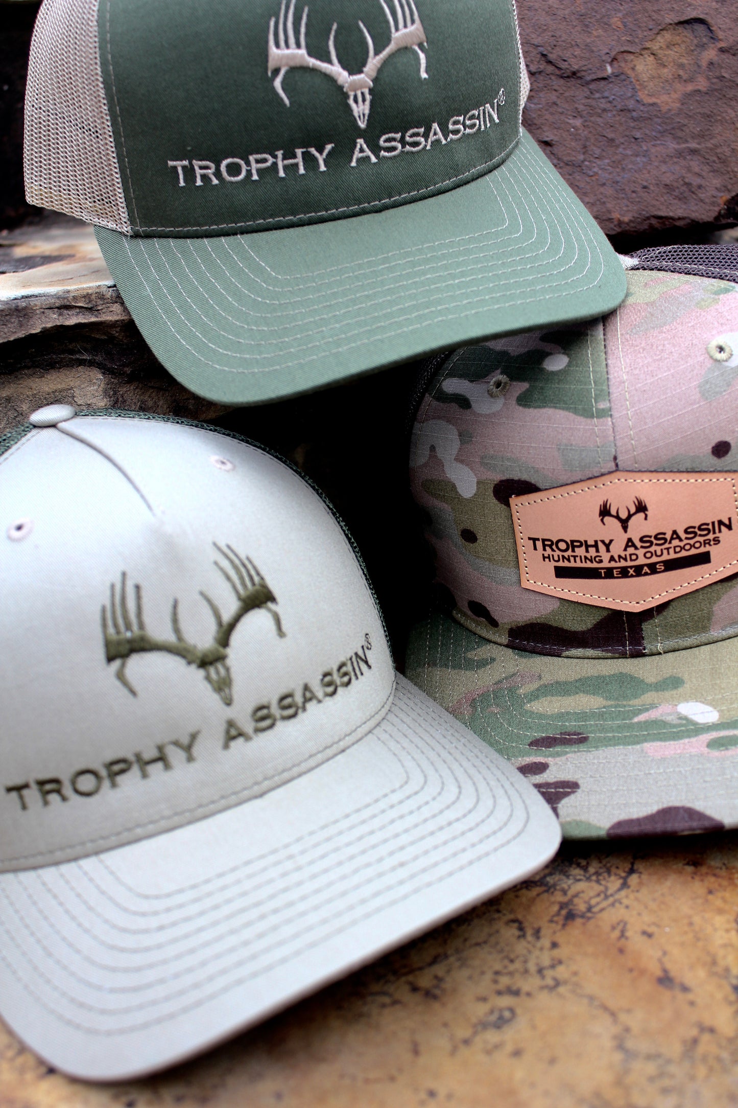 Army Olive & Tan Middle Buck Cap