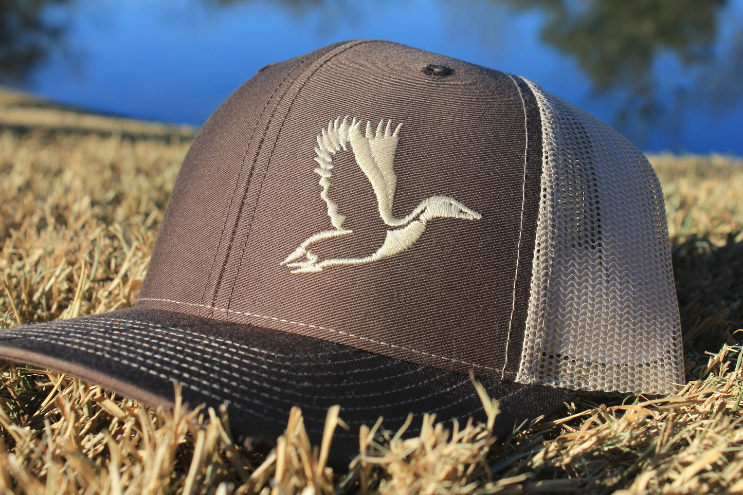 Brown & Khaki Duck Cap