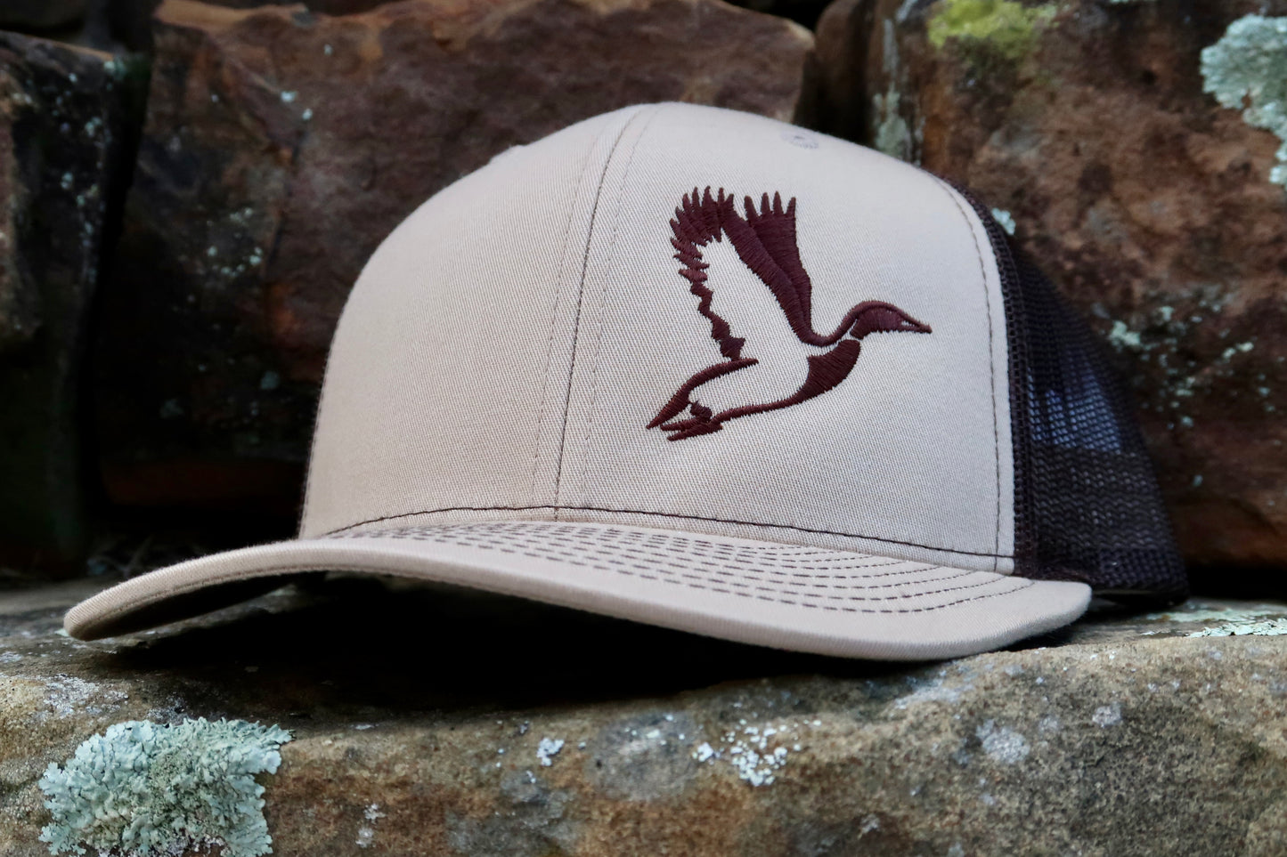 Khaki & Coffee Duck Cap