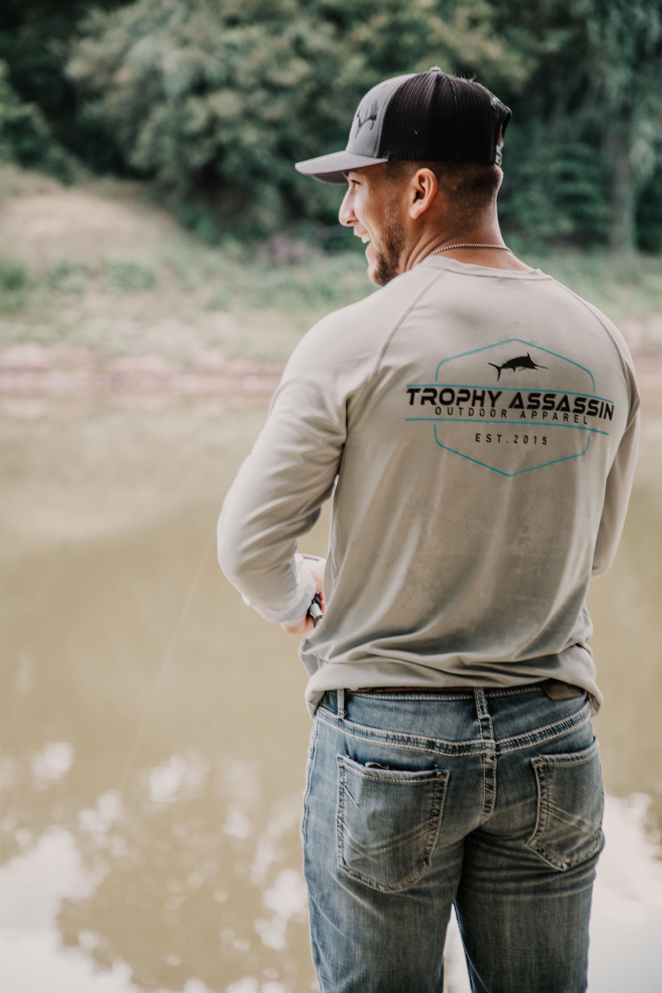 Space Gray Fishing Shirt