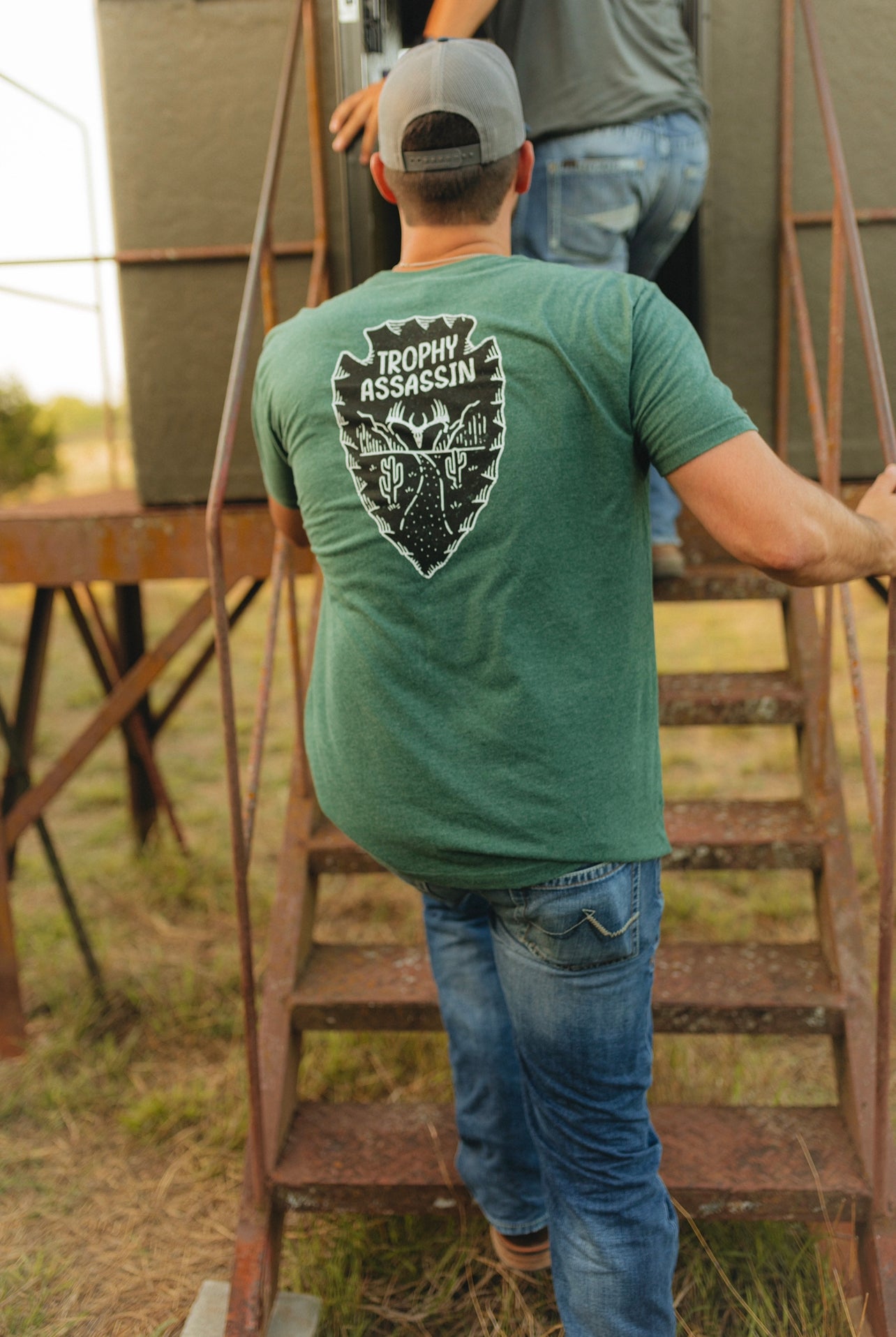 Heather Green Arrowhead Shirt