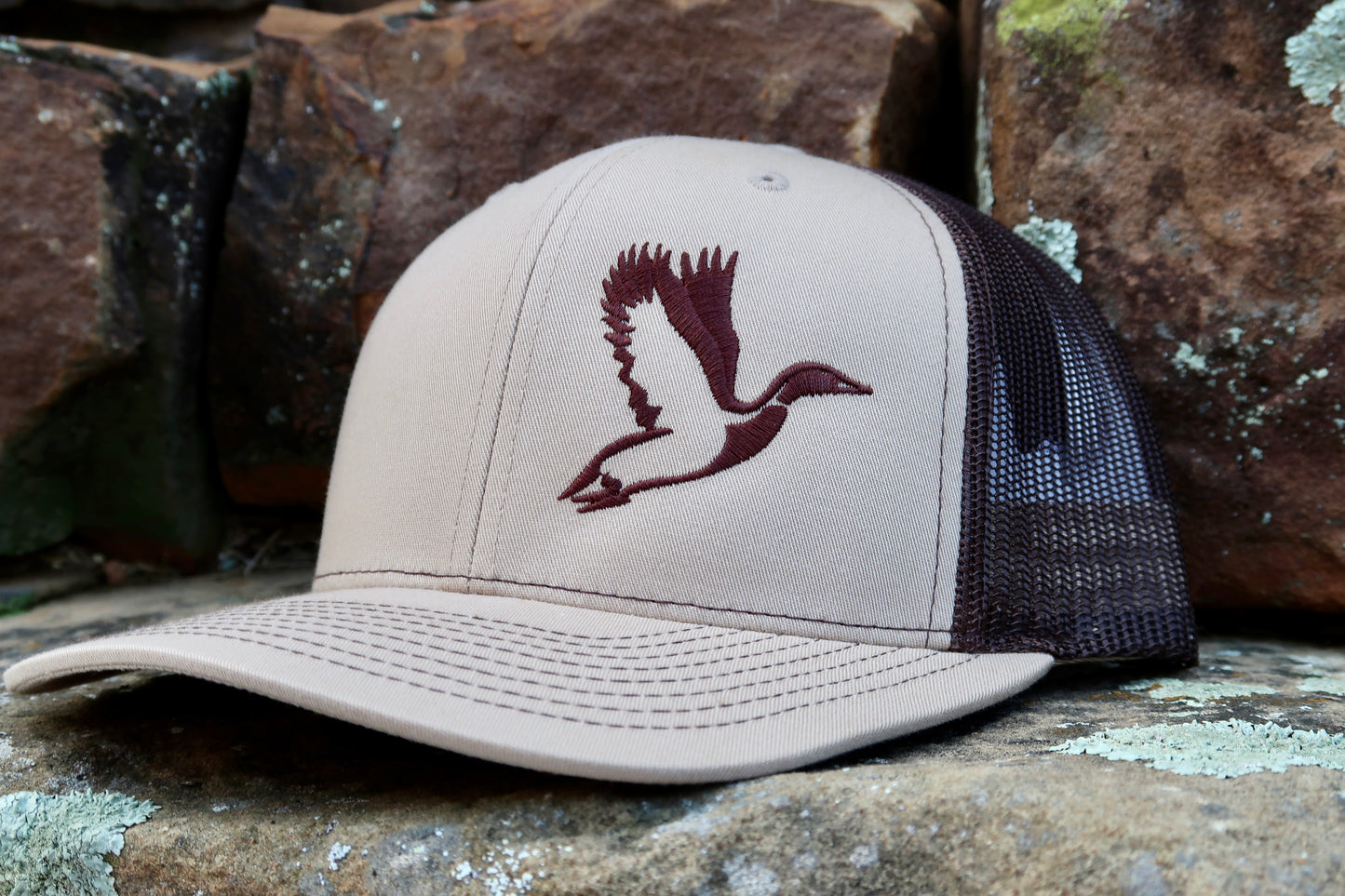 Khaki & Coffee Duck Cap