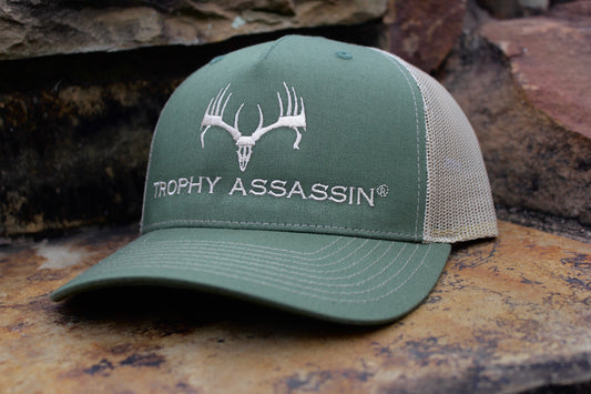 Army Olive & Tan Middle Buck Cap