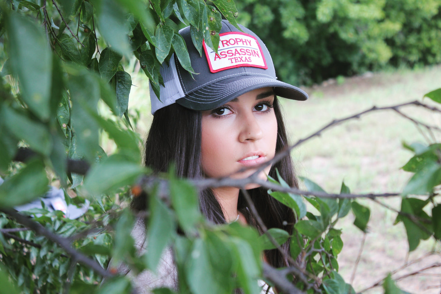 Charcoal & White Classic Patch Cap