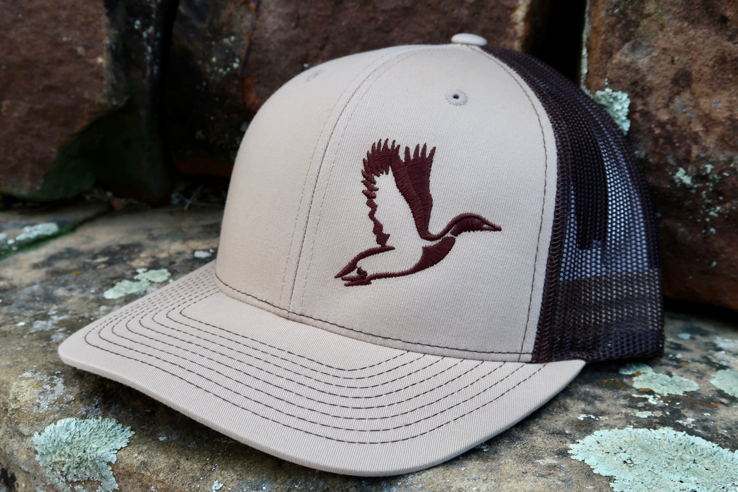 Khaki & Coffee Duck Cap